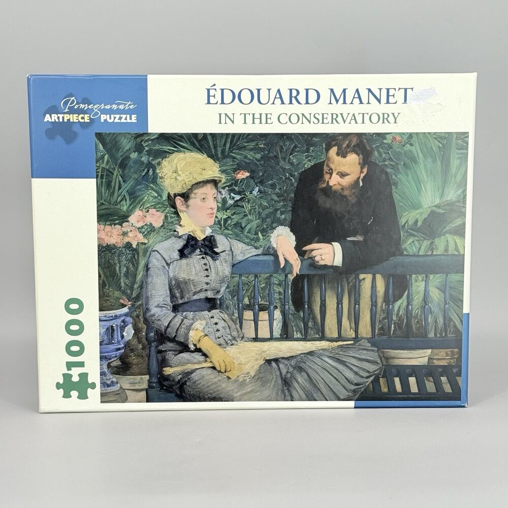 Pomegranate Jigsaw Puzzle Edouard Manet In The Conservatory 1000 Pieces Complete
